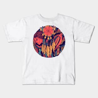 Retro Triad Dream Falcon Kids T-Shirt